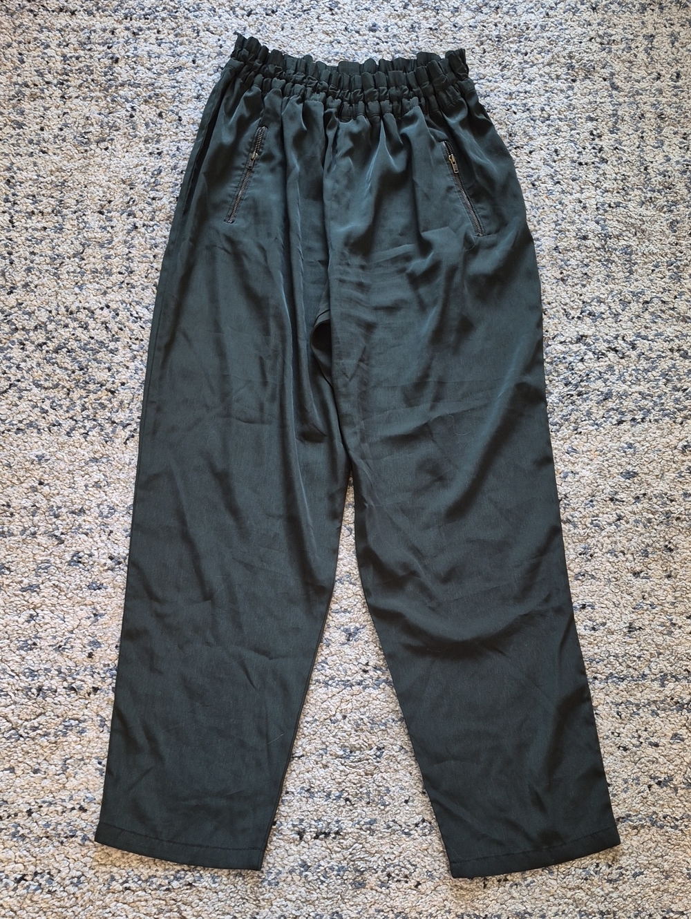 Mossimo Supply Co. Black Elastic Waist Straight Trousers